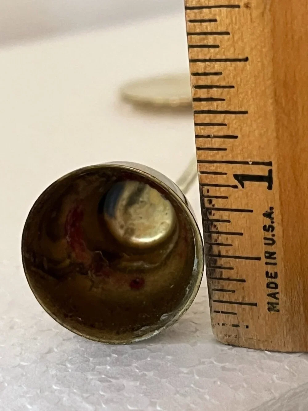 Brass Hanging Heart Ornament with Candlestick Holder